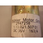 Bühler motor 36 VDC  1.13.021.507 New.