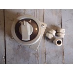 Sterdriehoek schakelaar 3 fase 380 volt 25 Ampère, Unused.