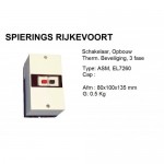 Schakelaar 1,6 A - 2 A opbouw motorbeveiliging PKZ