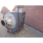 Radiaalventilator, 55 KW deels van RVS. Used