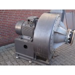 Radiaalventilator, 55 KW deels van RVS. Used