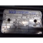 24 RPM 0,75 KW As 35 mm haaks, holle as. Used