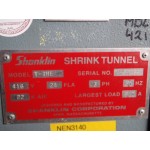 SHANKLIN Model T-7HE shrink tunnel heat tunnel krimp tunnel. Used