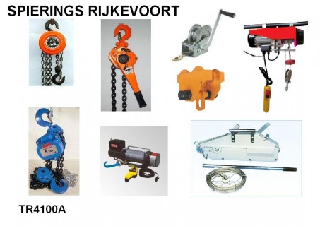 Kettingtakel rateltakel lier loopkat tirfor. NIEUW 