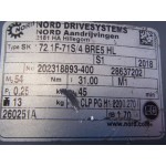 45 RPM 0,25 KW Nord, Used.