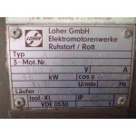 45 KW 1470 RPM AS 60 MM VEM. USED.