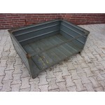 Plaatstalen bak 124 cm x 84 cm