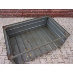 Plaatstalen bak 124 cm x 84 cm