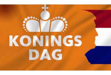 Koningsdag zijn wij gesloten.