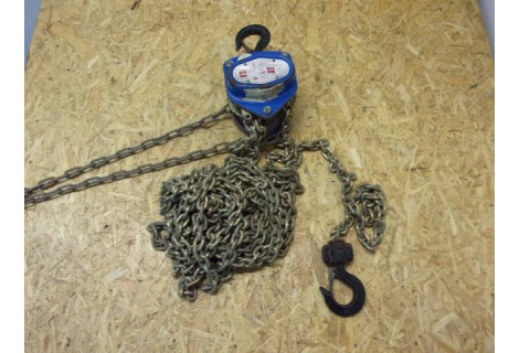 Kettingtakel 0,5 ton hijshoogte 10 meter 