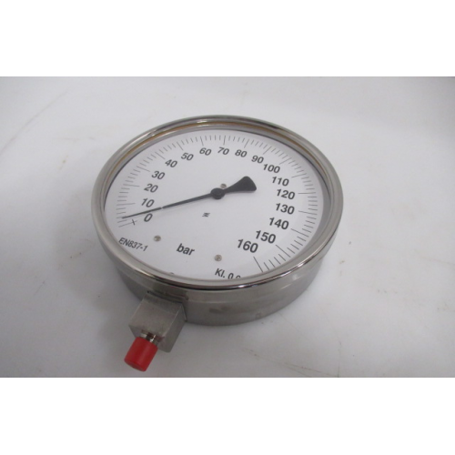 Manometer 160 bar Ø 160 mm RVS. NEW. - A.D.R. Spierings