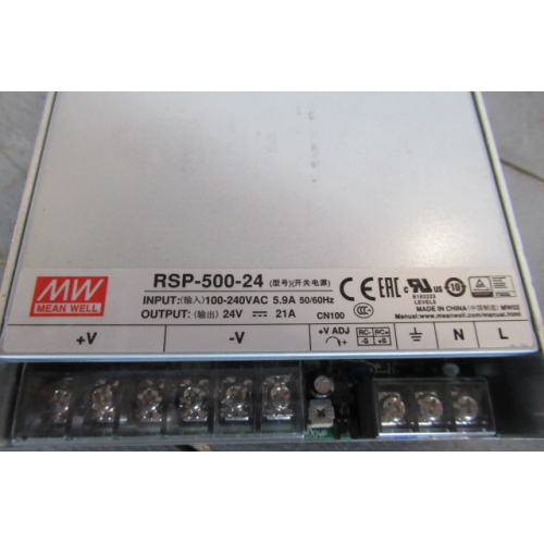 Meanwell-fuente de alimentación de ordenador de grado médico, RSP-500-24 de marc