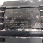 .0,18 kW 1335 toeren 1 fase 230V asmaat 11mm. Used