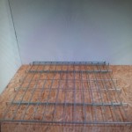 3-Heks rolcontainer, used.