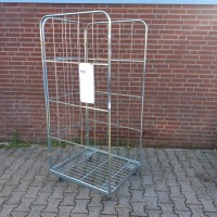 3-Heks rolcontainer, used.