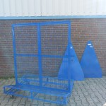 Metalen transportkar 