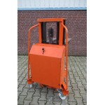 Elektrische stapelaar 12 volt 1 ton - Hefhoogte 102 cm. Gebruikt.