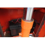 Elektrische stapelaar 12 volt 1 ton - Hefhoogte 102 cm. Gebruikt.