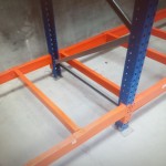 Palletstelling, hoogte 3 meter. Zeer gaaf, in nieuwstaat.