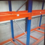 Palletstelling, hoogte 3 meter. Zeer gaaf, in nieuwstaat.