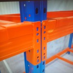 Palletstelling, hoogte 3 meter. Zeer gaaf, in nieuwstaat.