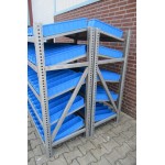 Bakkenkast, Opbergsysteem, Stelling met 55 Opbergbakken. USED.