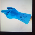 Ansell Astroflex  87-029 maat 9. Handschoenen met bescherming tegen chemicaliën, latex.