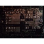 22 KW 2930 RPM As 48mm flens voet. Leroy Somer. used.