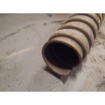 Vintage kabelbescherming, flexibel metaal, gegalvaniseerd. 