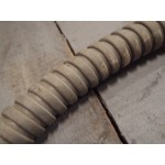 Vintage kabelbescherming, flexibel metaal, gegalvaniseerd. 