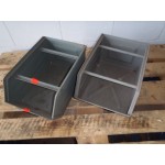 vintage industrieel magazijnbak stapelbak