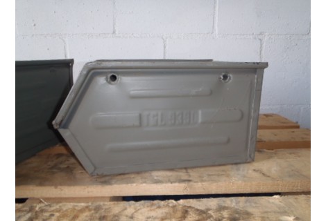 vintage industrieel magazijnbak stapelbak